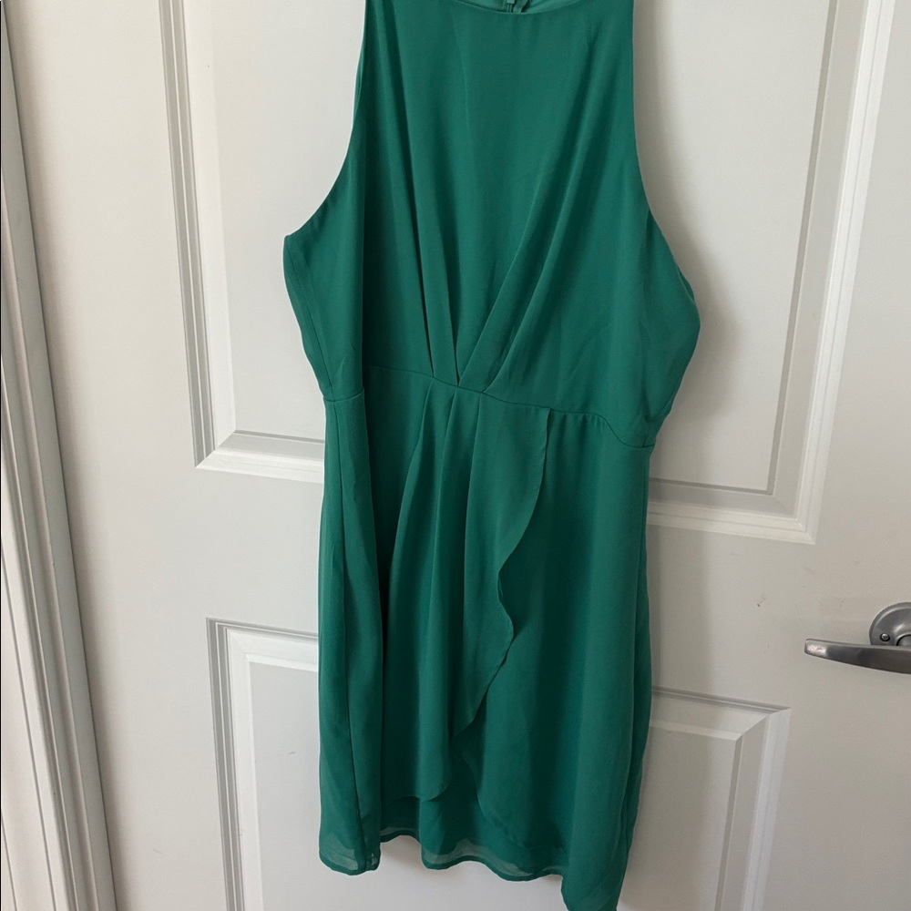 Lulu's Teal Sleeveless Dress